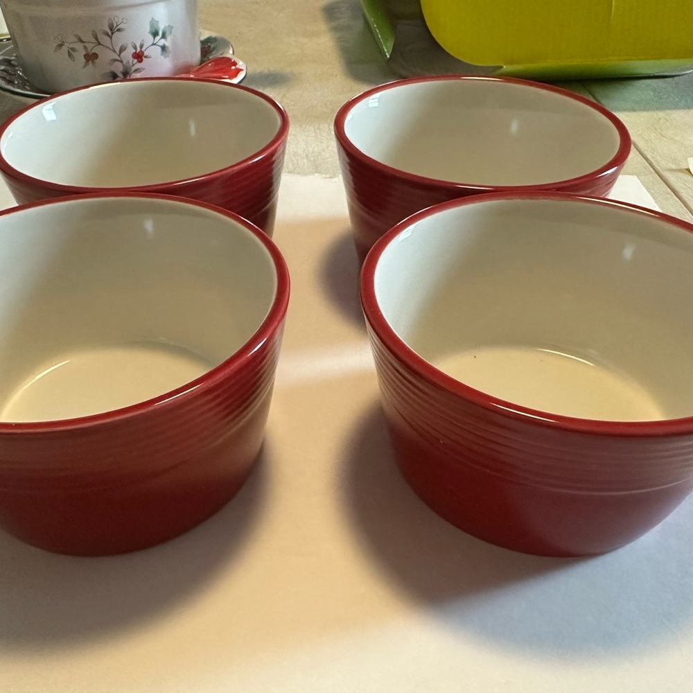 Set of four ramekins by renowned chef, Lorena Garcia